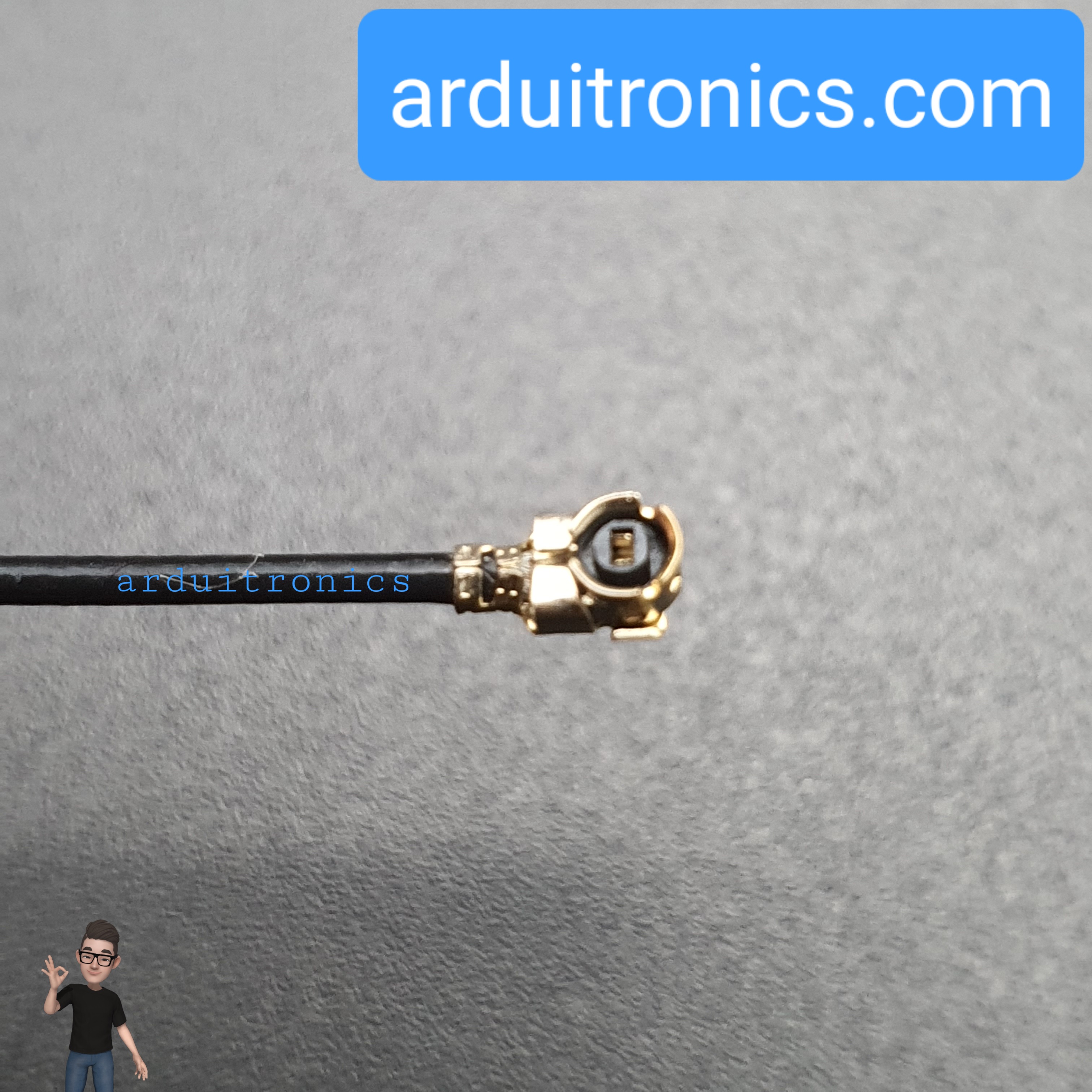 SMA Female (Outer Screw Inner Needle) to IPEX IPEX-1 Adapter Cable (WiFi / GSM / 3G / 4G / GPS) ยาว 20cm