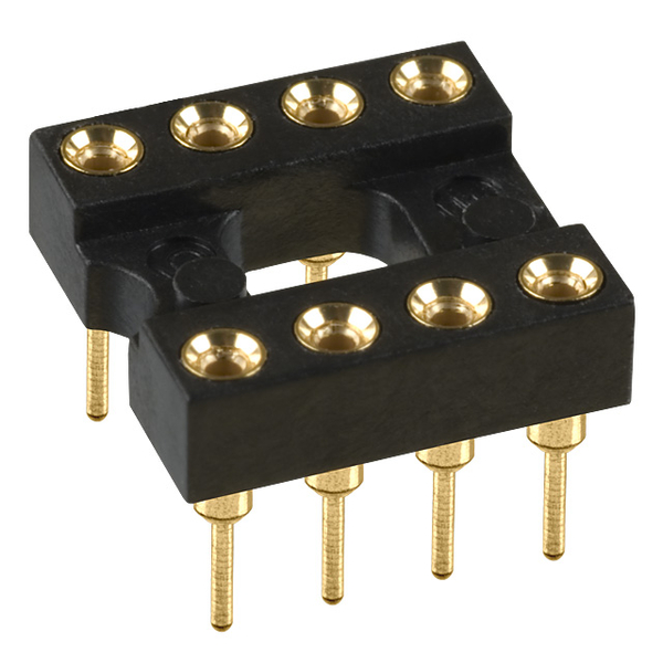 8-pin Socket (DIP-8) Gold-Plated