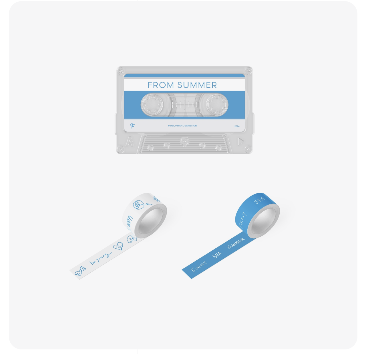 fromis_9 -fromis_9 PHOTO EXHIBITION [FROM SUMMER] OFFICIAL MD -MASKING TAPE SET