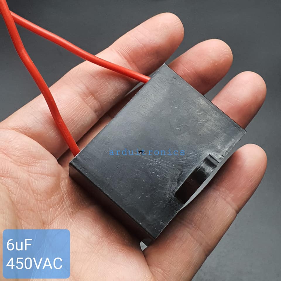 Fan Capacitors คาปาซิเตอร์พัดลม C พัดลม ตัวเก็บประจุพัดลม 450V 6 uF