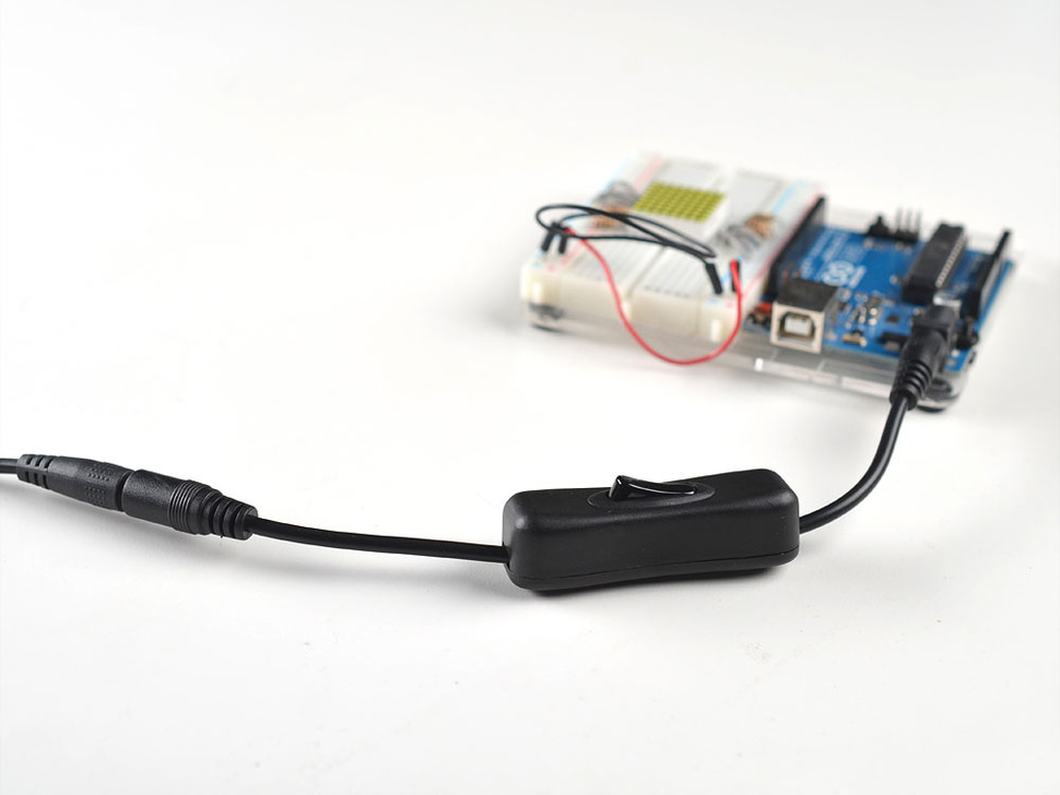 In-line Power Switch for 2.1mm Barrel Jack (Adafruit)