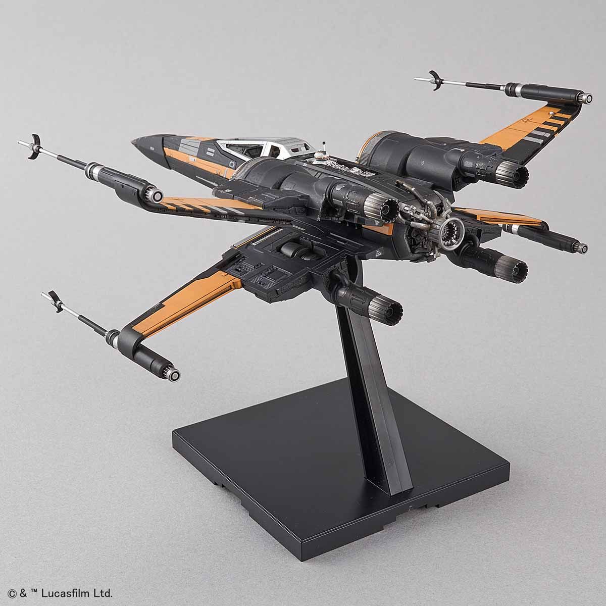 1/72 Poe's Boosted X-Wing Fighter (Star Wars : The Last Jedi)