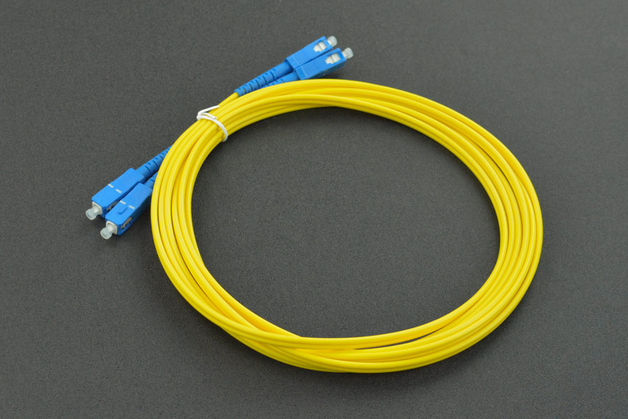 2mm SC-SC Single Mode Duplex Fiber Jumper (3m) (แท้จาก DFRobot)