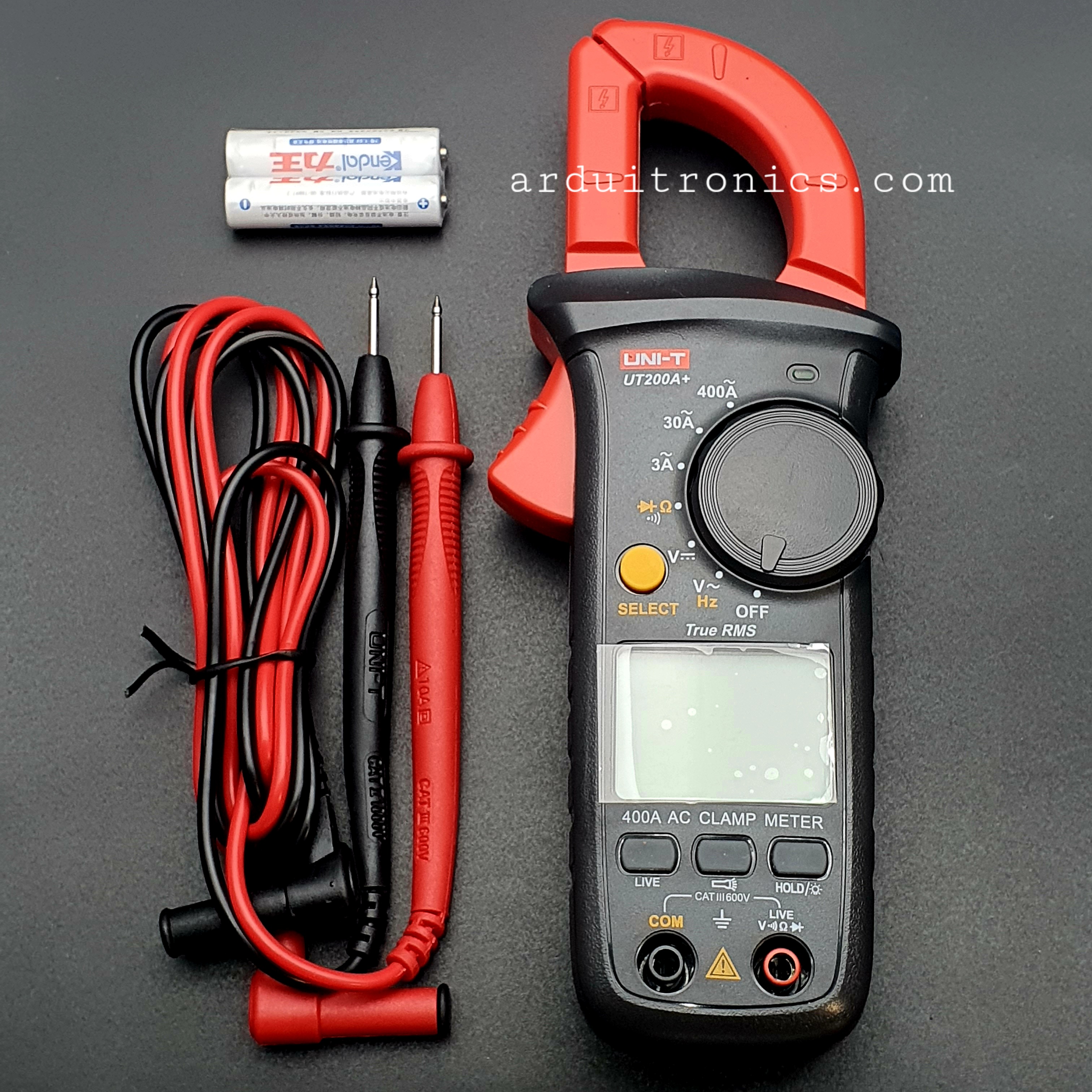 Digital Clamp Multi-meters with LCD Backlight (UNI-T UT200A+) Current Voltage Resistance Diode