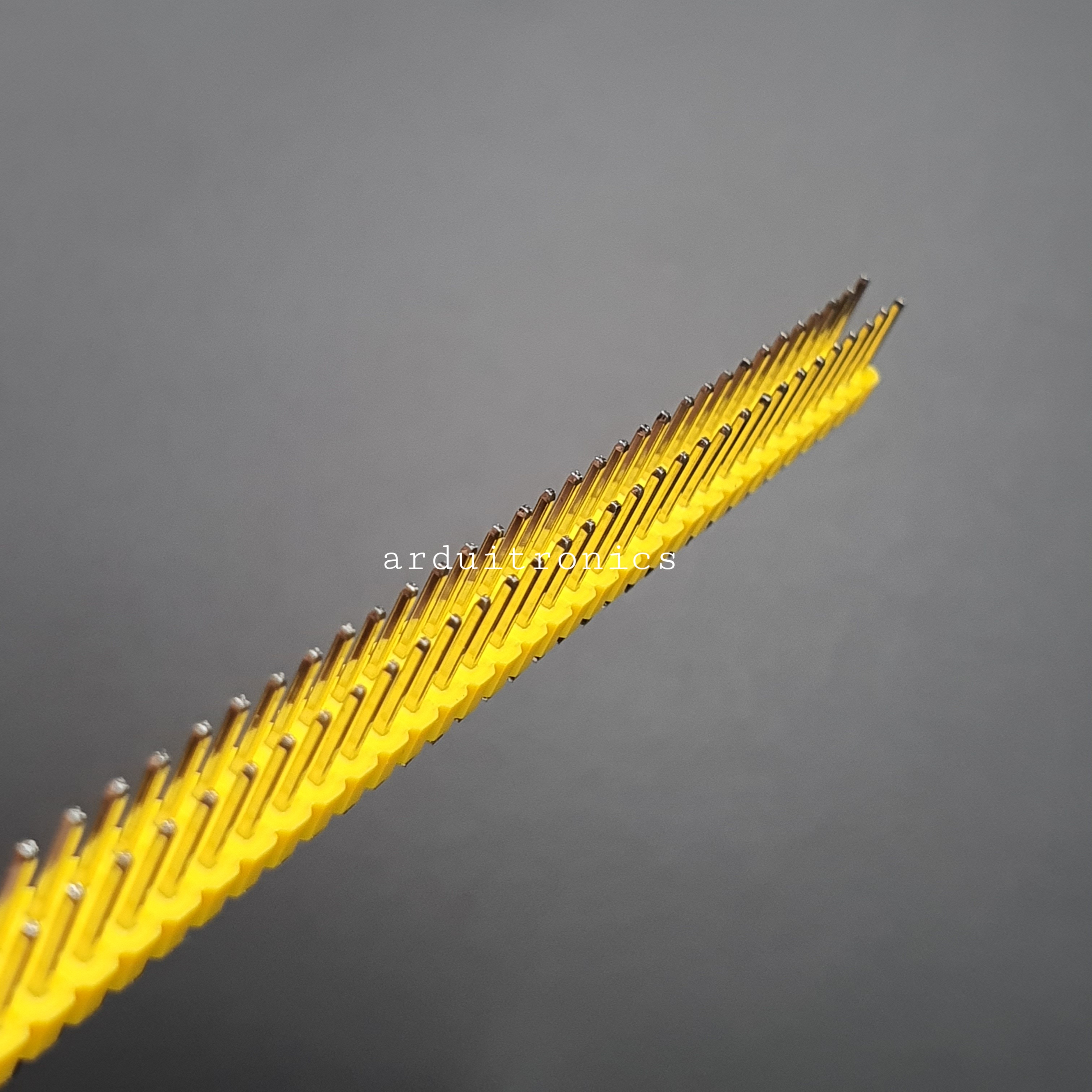 ก้างปลา 2x40P 2.54mm Pin Header Dip Straight Double Row 2X40 Pin สีเหลือง
