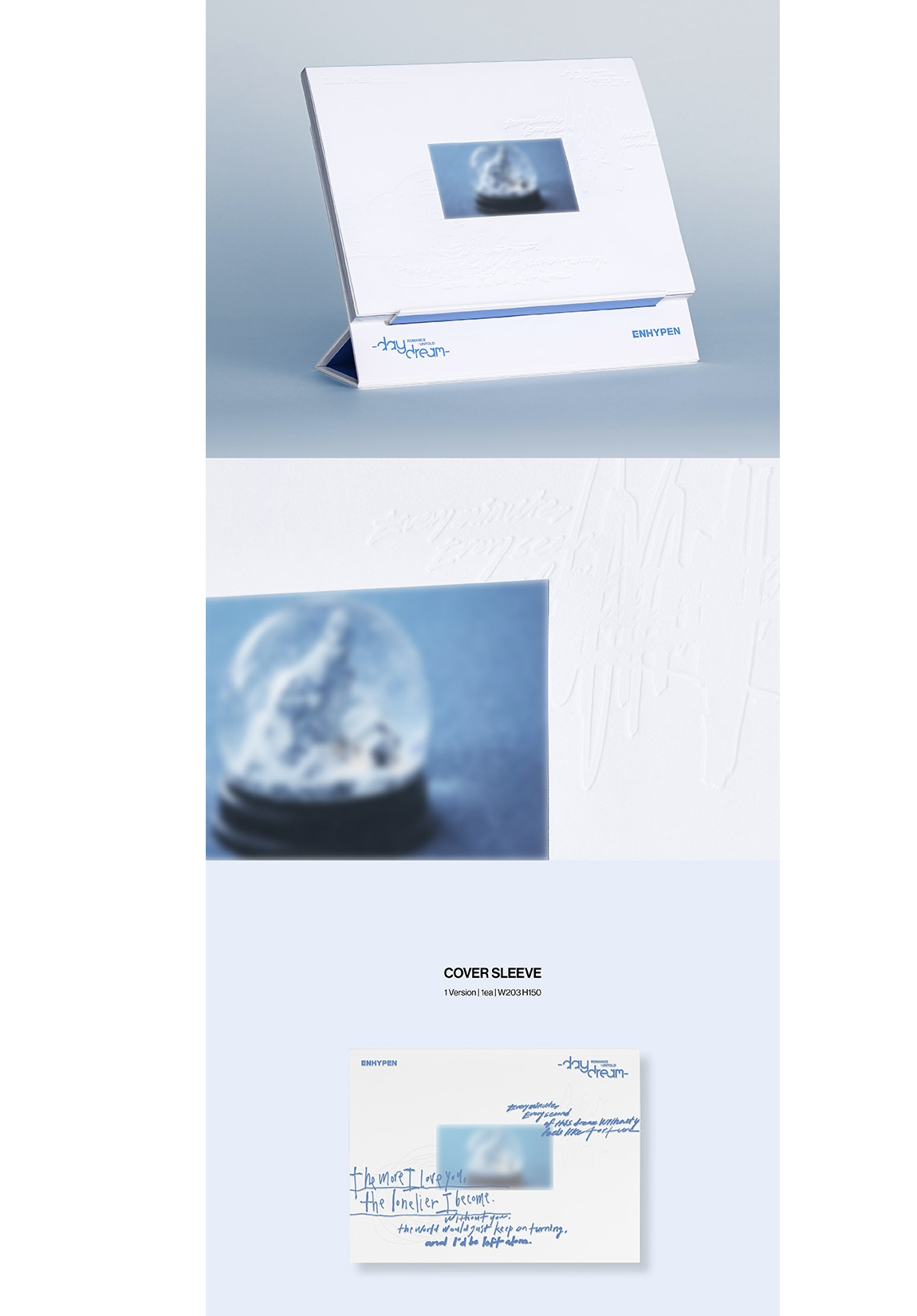 Enhypen -ROMANCE : UNTOLD -daydream- แบบ JAPAN Edition - แบบได้ของแถมเพิ่ม จาก weverse shop - แบบ ส่ง เครืองบิน