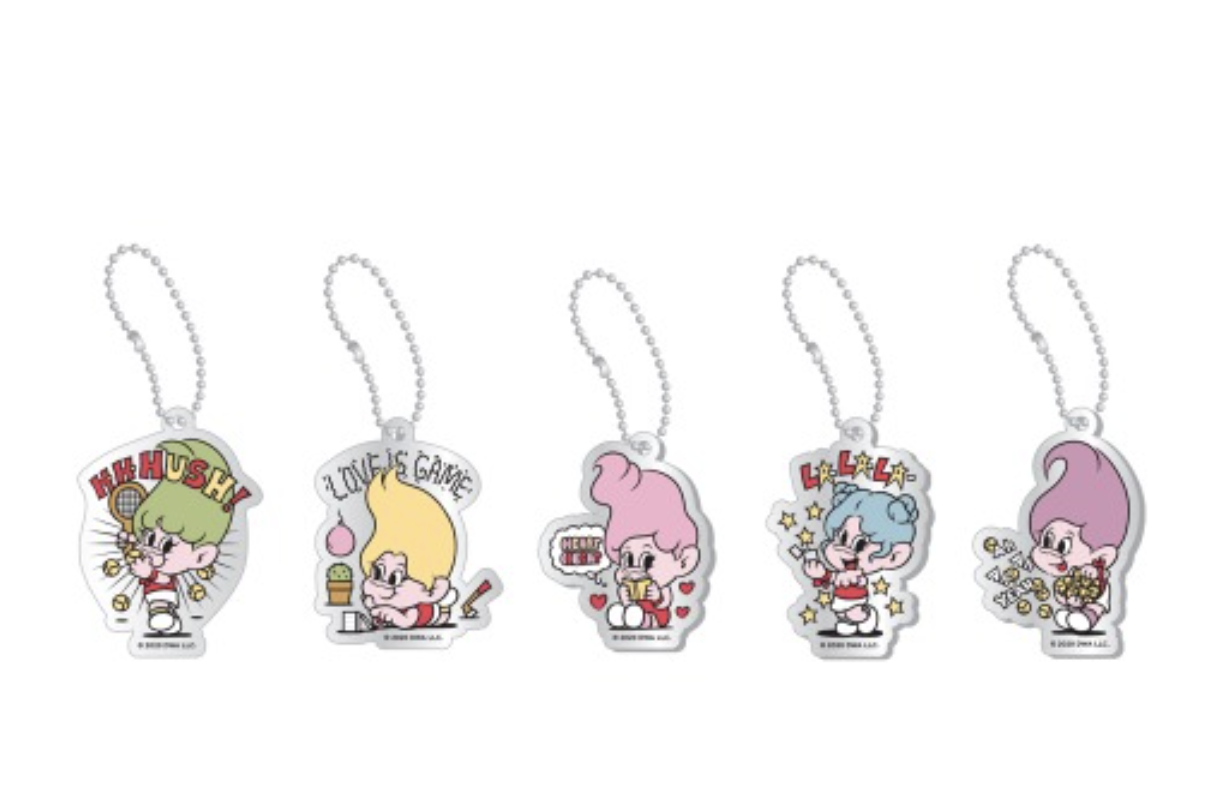 Red Velvet - Loves GOOD LUCK TROLLS - ACRYLIC CHARM ระบุ สีที่ต้องการ
