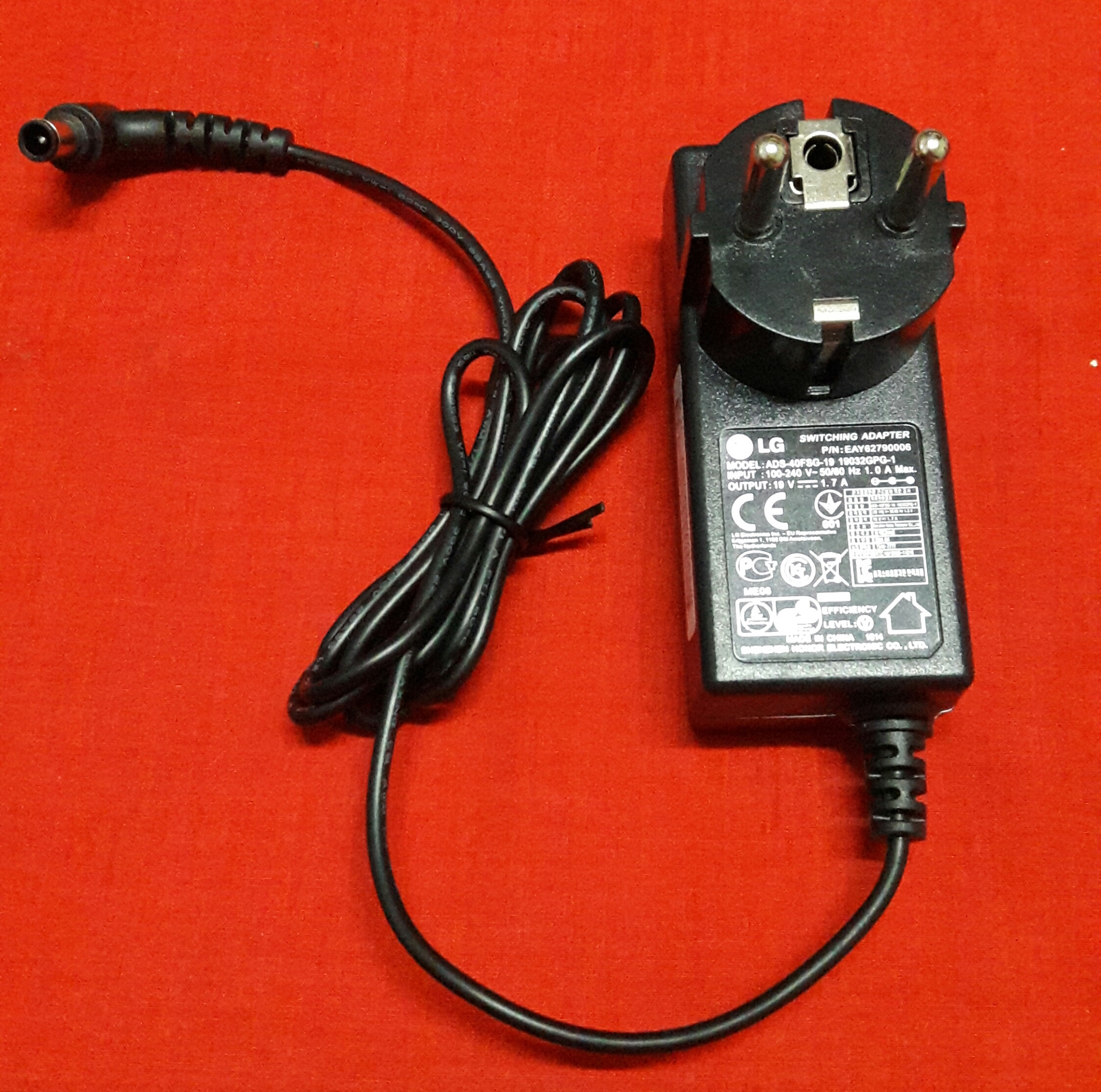 ADAPTER TV LG 19V 1.7A : P/N : EAY62790006 ของแท้ สภาพ 99%