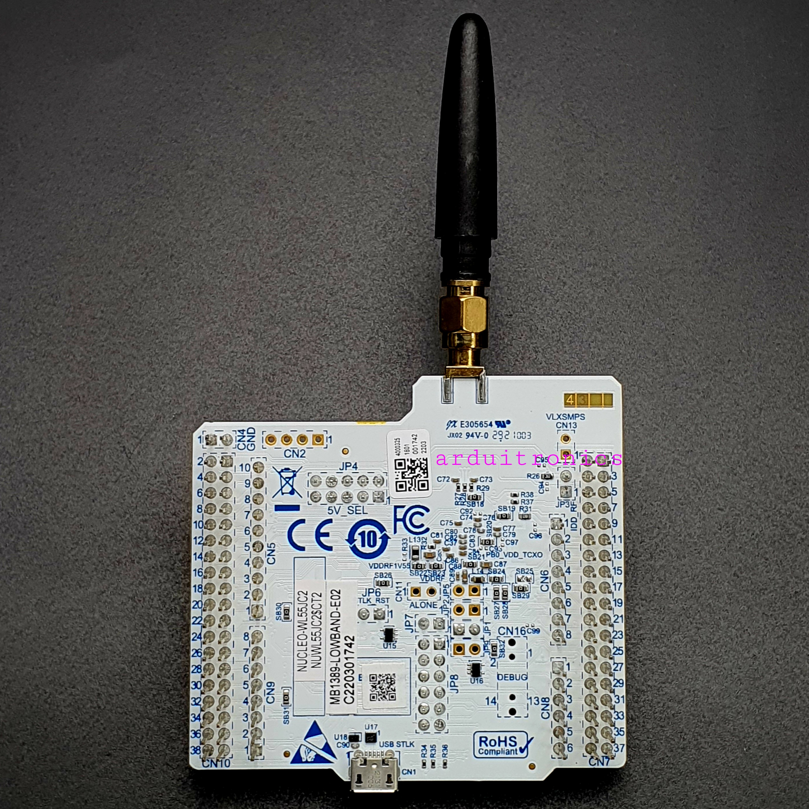 NUCLEO-WL55JC2 (Low RF Frequency Band: 433 to 510 MHz)