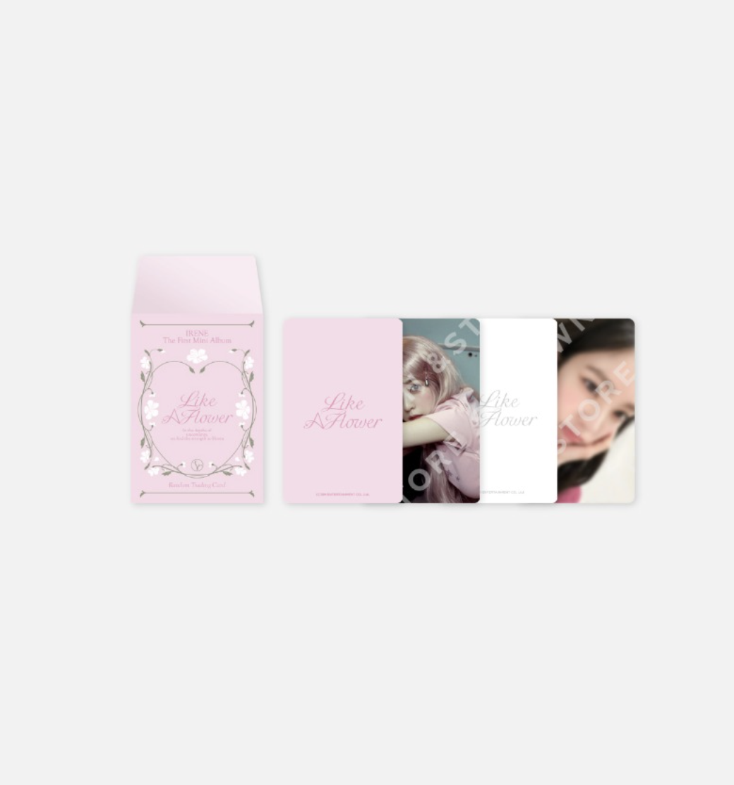 Red Velvet - IRENE 'Like A Flower MD ของสะสม -RANDOM TRADING CARD ได้การ์ด สุ่ม 1 ใบ ค่ะ