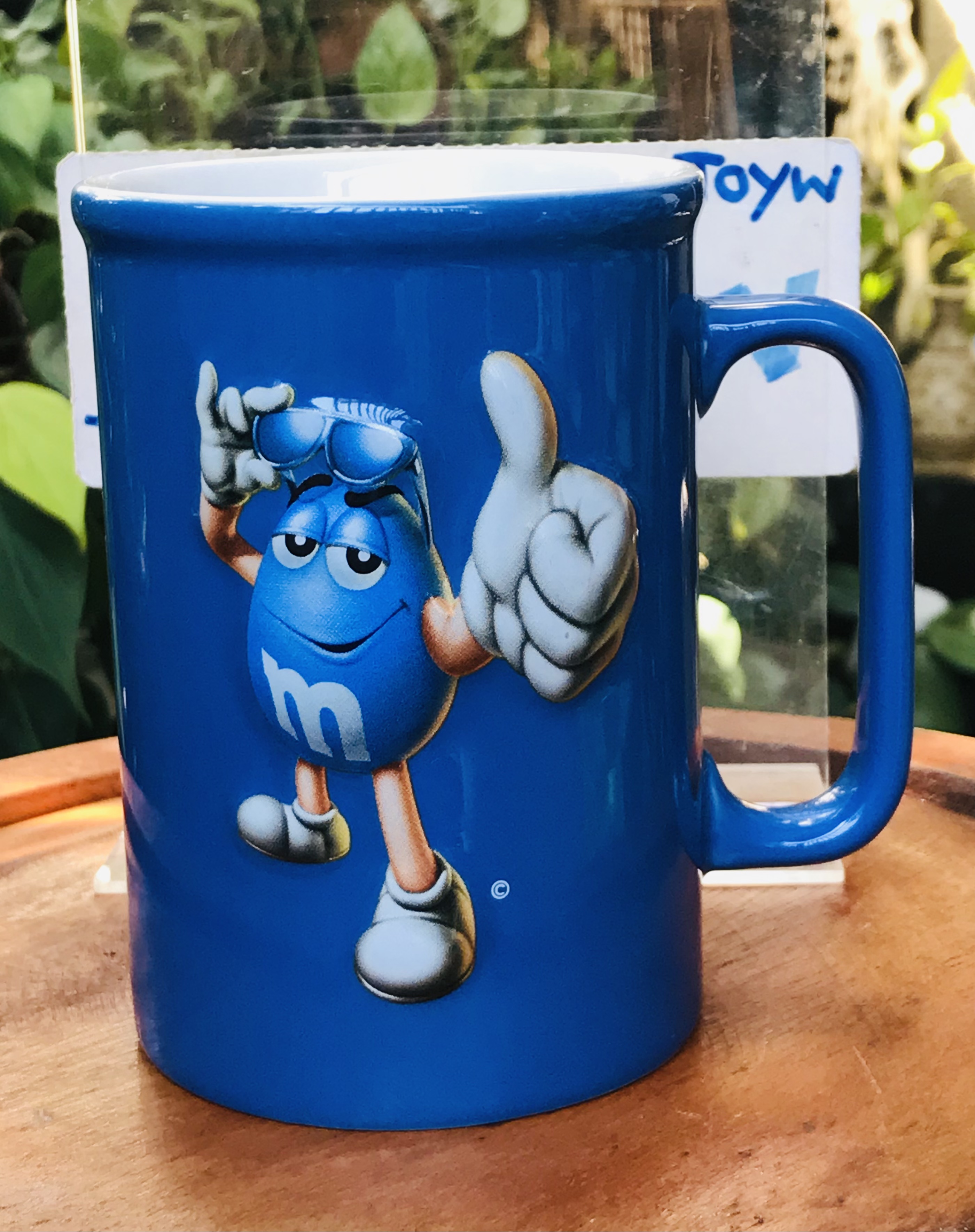 ใบละ 490 บาท ส่งต่องานสะสม Ceramic Mug แก้วมัคเซรามิค M&M ปี 2006 ลายปั๊มนูน