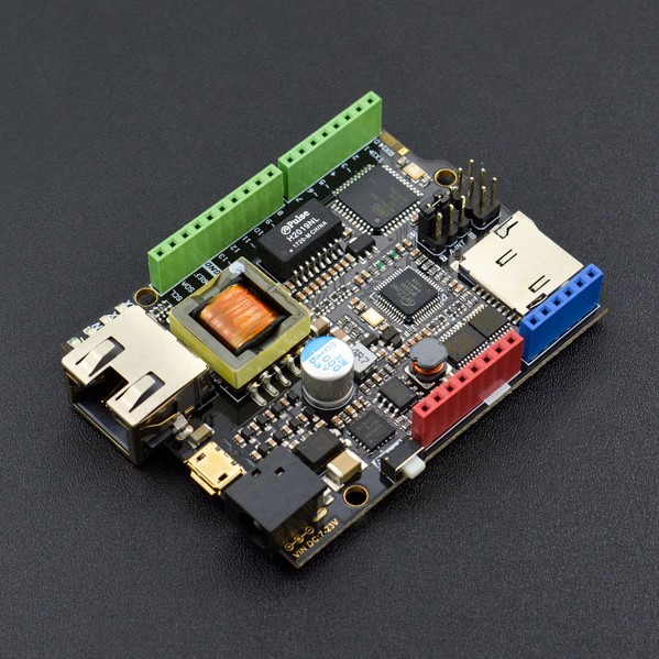 W5500 Ethernet with POE IOT Board (Arduino Compatible) - ของแท้ DFRobot