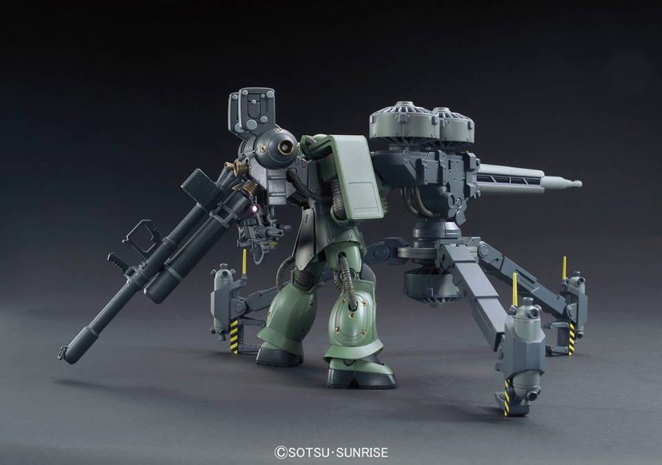HG 1/144 MS-06 Zaku II + Big Gun Set (Gundam Thunderbolt Ver.)