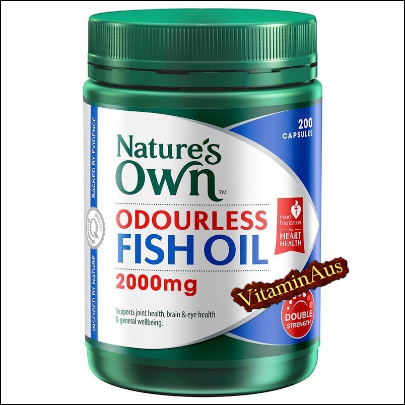 Odourless Fish Oil 2000mg 200 Capsules