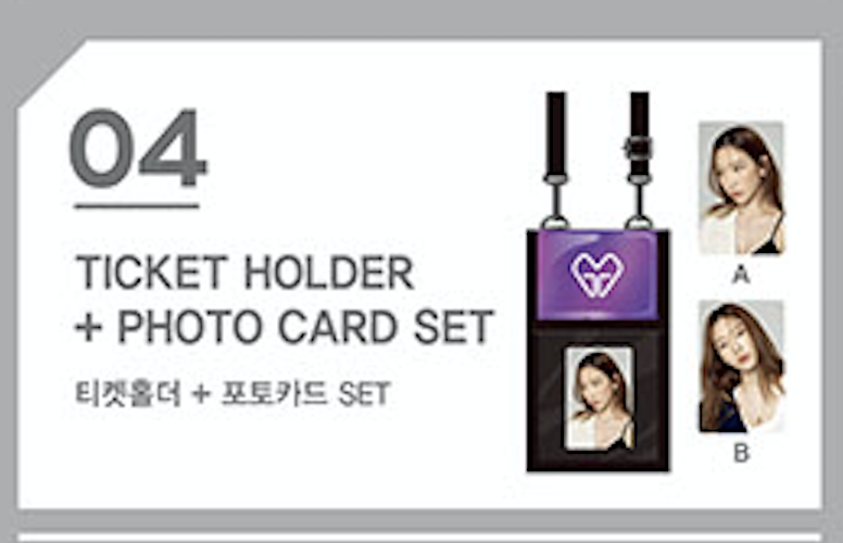 ของหน้าคอนแทยอน 's...Taeyeon Concert Official Goods - Ticket holder + photocard set แบบ A ver