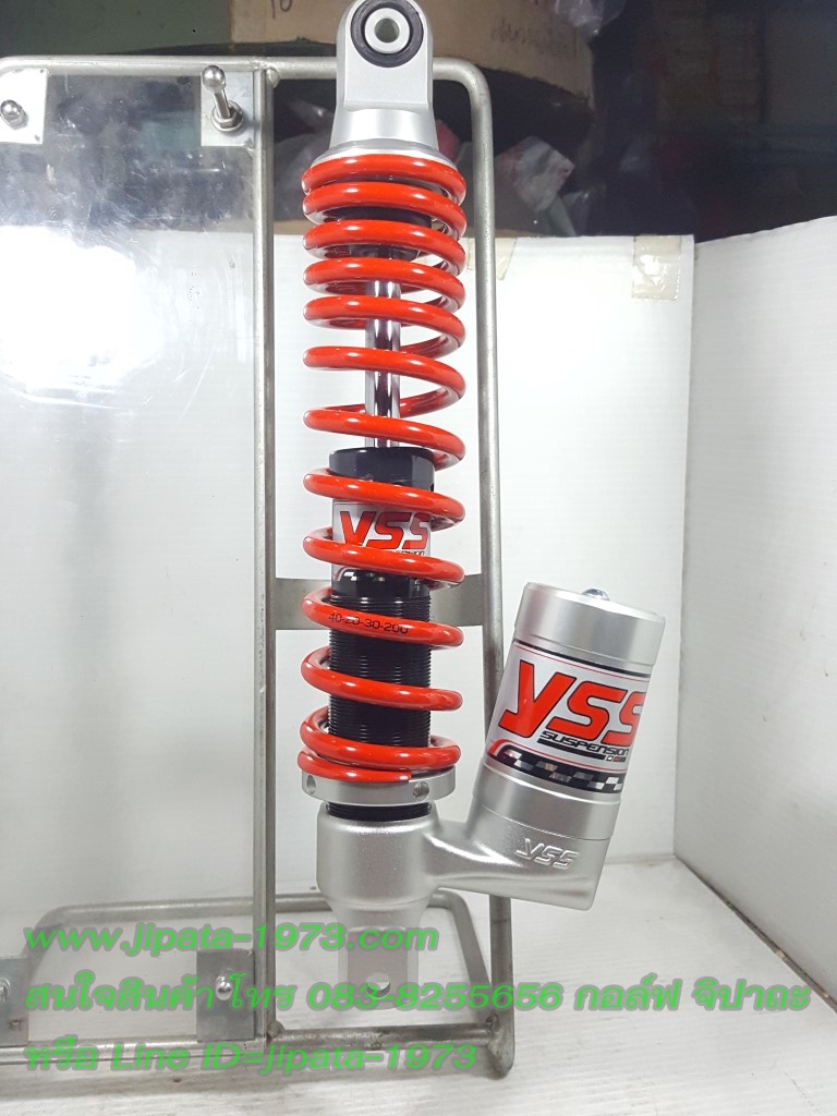 (QBIX) โช้คอัพหลังเดี่ยว ยี่ห้อ YSS รุ่น OK302 สำหรับรถรุ่น Yamaha QBIX