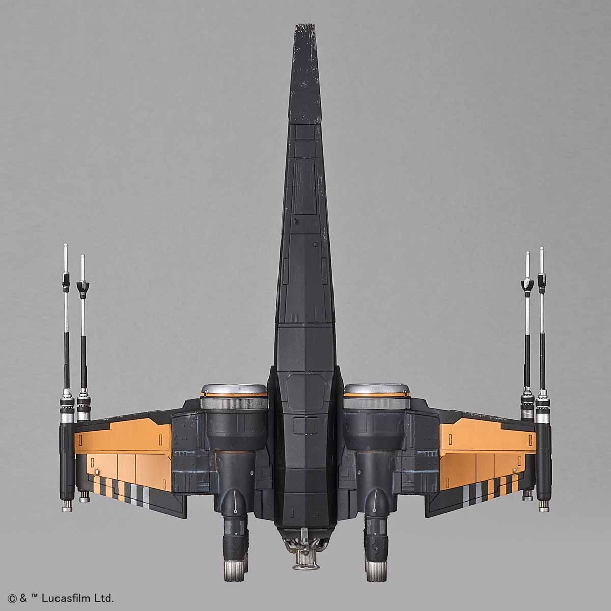 1/72 Poe's Boosted X-Wing Fighter (Star Wars : The Last Jedi)