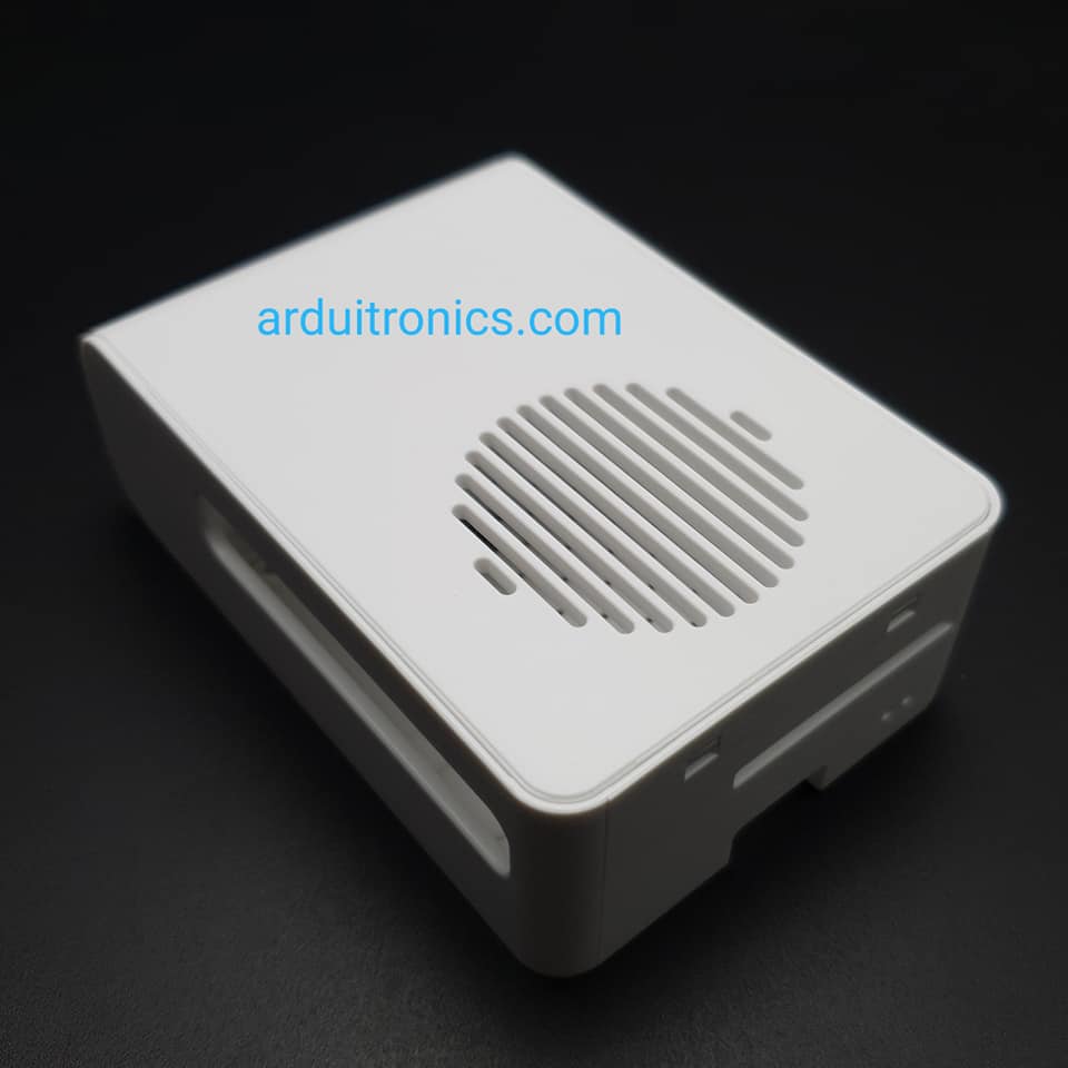 Raspberry Pi 4B Case (White Color) สีขาว