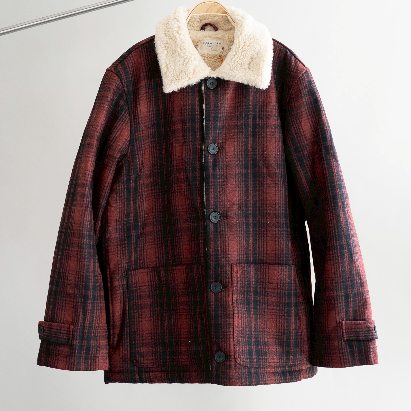 Lumber Jacket – Brick Red (ของแท้ Nudie Jeans)