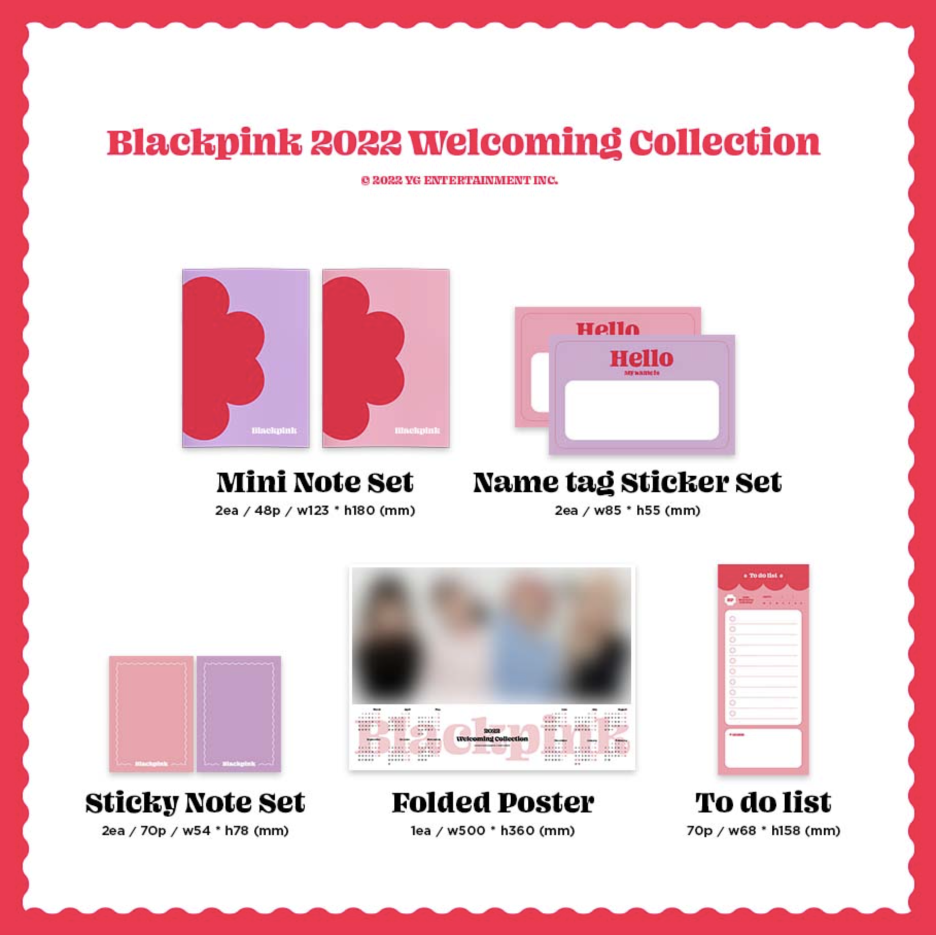 BLACKPINK - BLACKPINK 2022 WELCOMING COLLECTION - ส่ง เครืองบิน