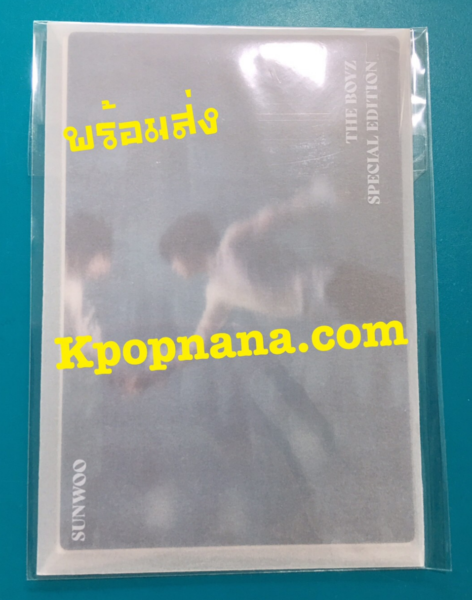 THE BOYZ - 2021 SPECIAL EDITION / OFFICIAL MERCHANDISE 03 - 3D + AR photo card ระบุ แบบ sunwoo พร้อมส่ง