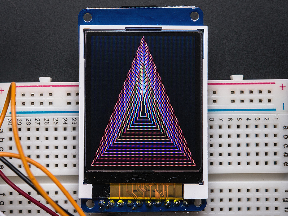 1.8" Color TFT LCD display with MicroSD Card Breakout - ST7735R (นำเข้าจาก Adafruit USA)