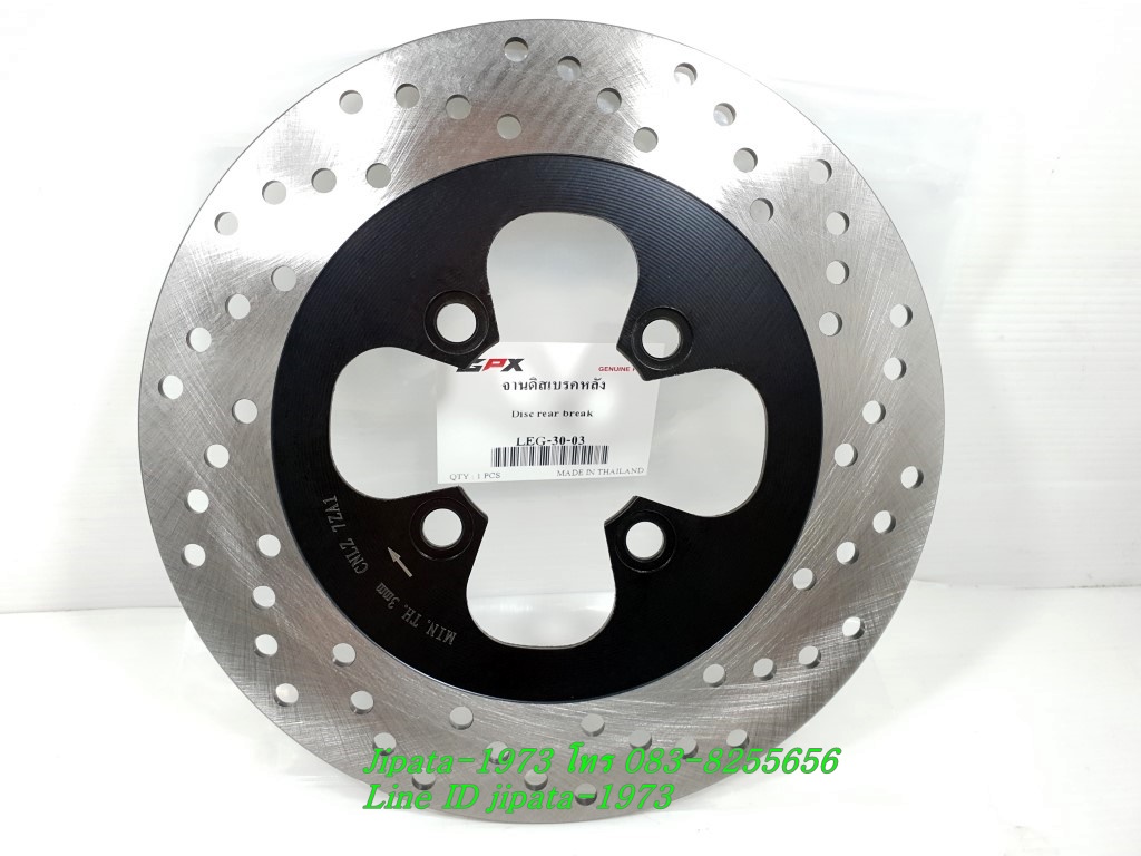 (Legend 200) ชุดจานดิสค์เบรค หน้า และ หลัง GPX Legend 200 แท้