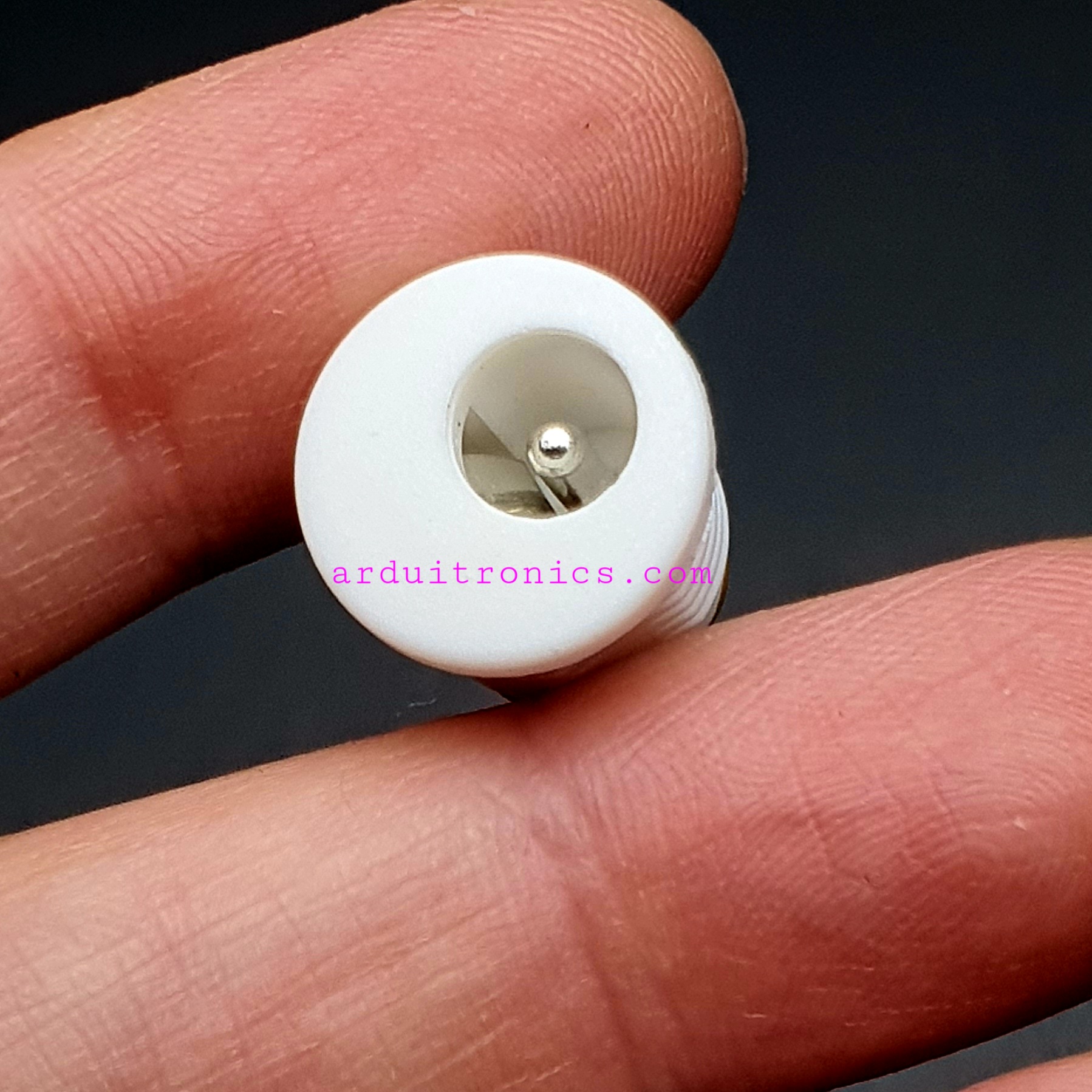 DC-022 Power Outlet DC Block 5.5 x 2.1mm Power Female Socket สีขาว 3 ขา