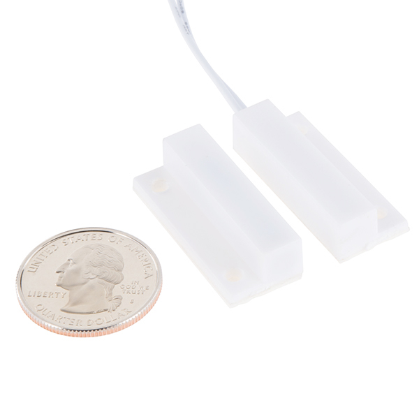 Magnetic Door Switch พร้อมน็อตยึด 4 ตัว (แท้จาก SparkFun) - เซ็นเซอร์ตรวจประตูเปิดหรือปิดไม่สนิท