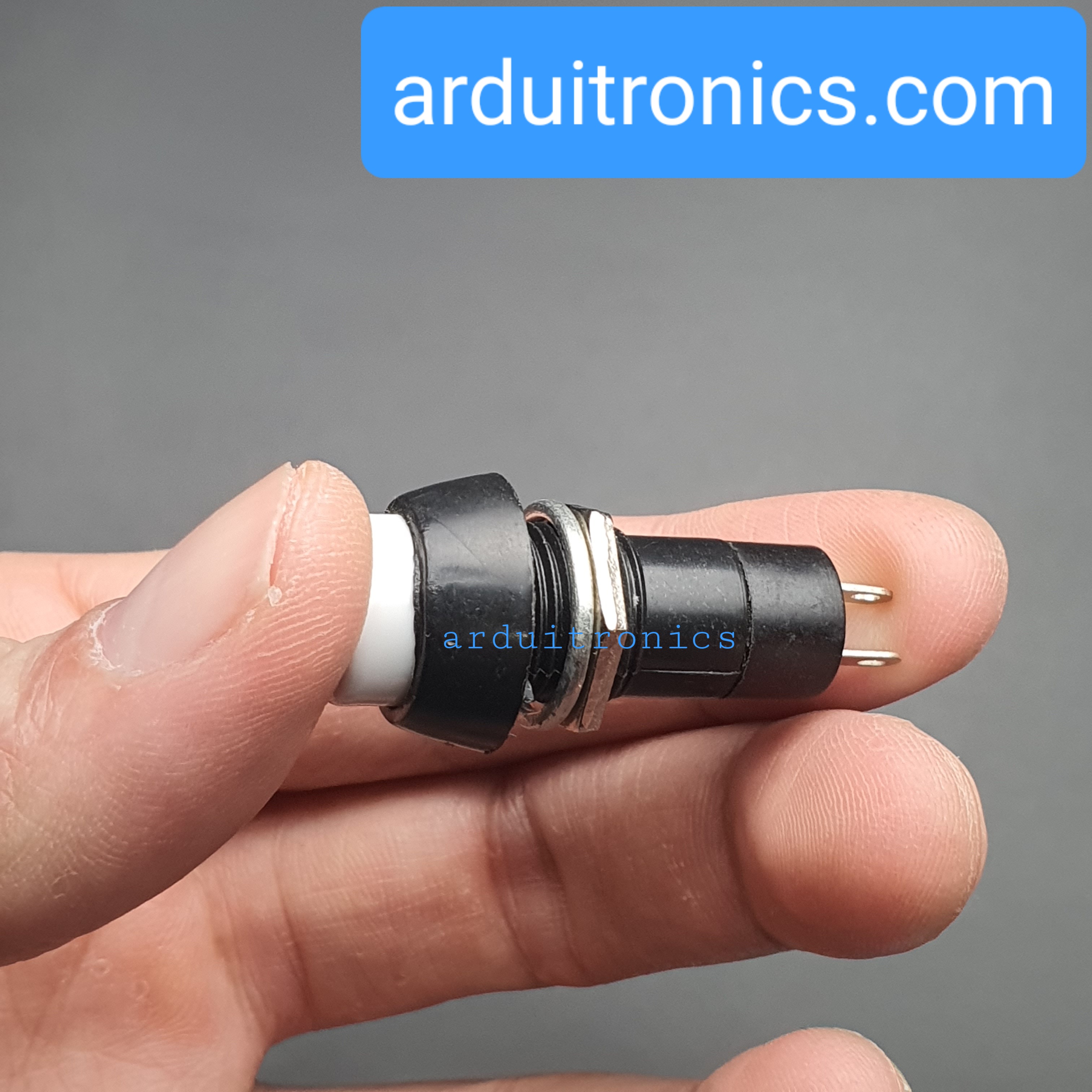 สวิตช์ กดติด กดดับ 250V 3A (สีขาว) - White