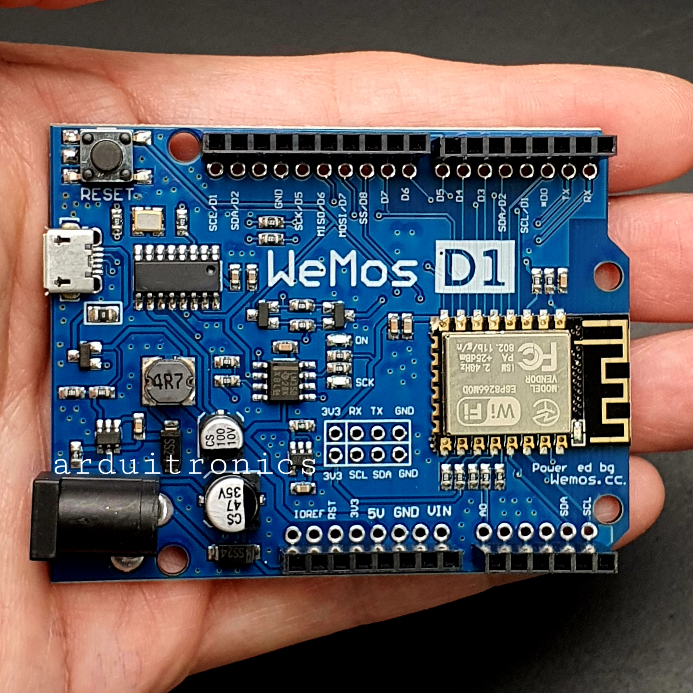 WeMos D1 R2 V2.10 บอร์ด Arduino Wifi ESP8266 Arduino ( Micro ...