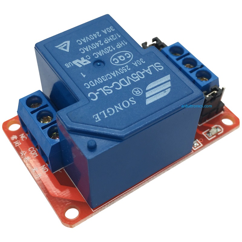 30A 5VDC Power Relay Coil ( High/Low Level Trigger )