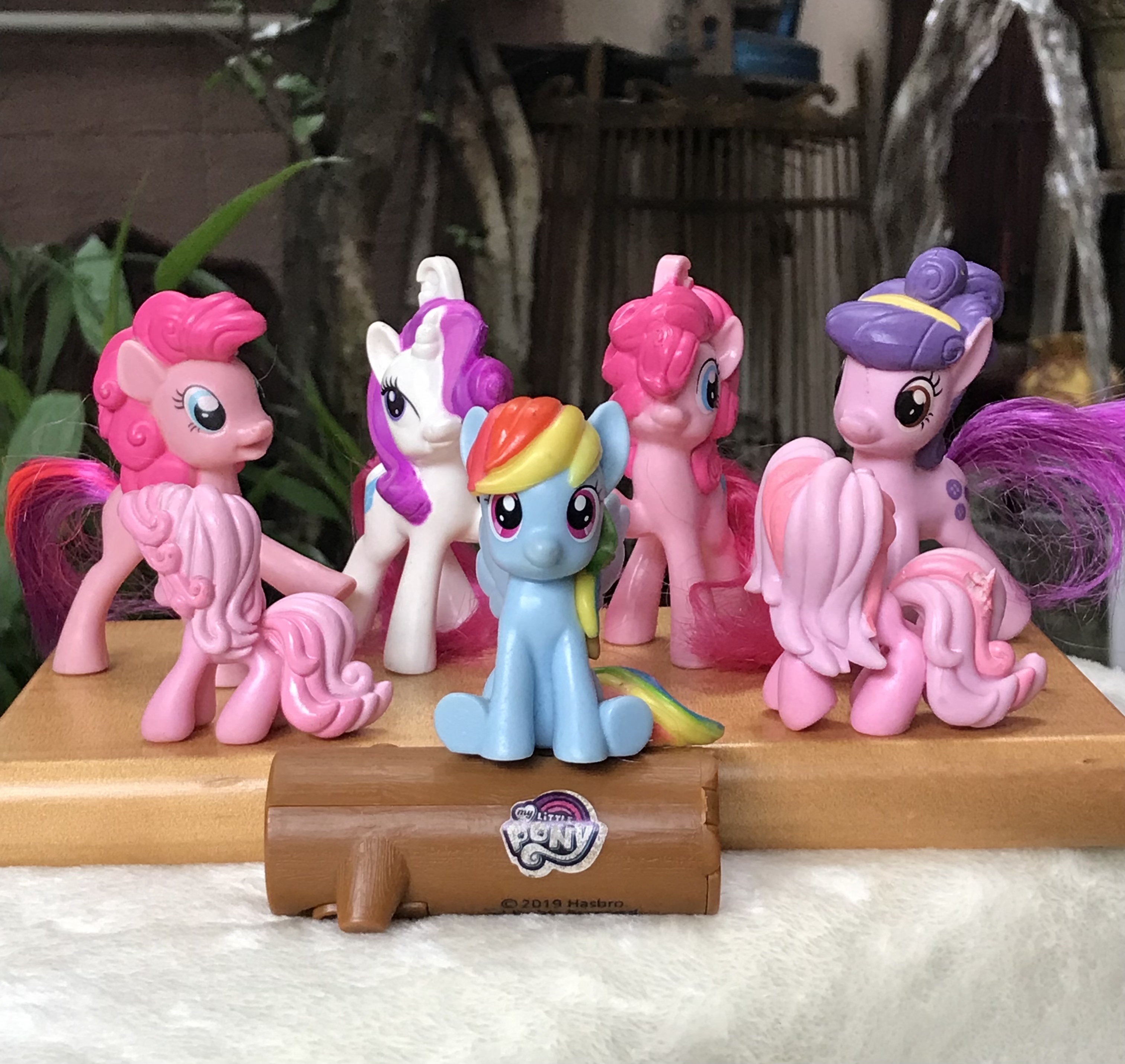 ￼7 ชิ้น เซตโมเดลม้าโพนี่ Set of model my little pony ใต้เท้ามีปั๊มเลขโค๊ด และปั๊ม pony