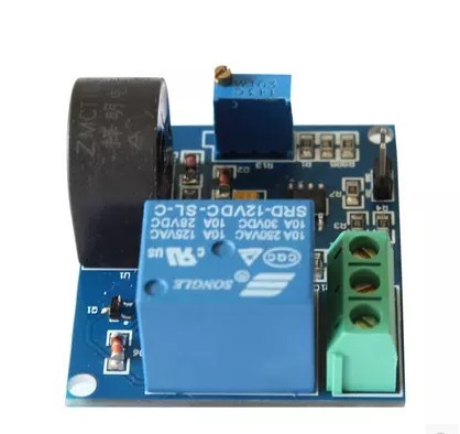 5A Over-Current Detection Sensor Module (AC Current Detector with 12V Relay) B46