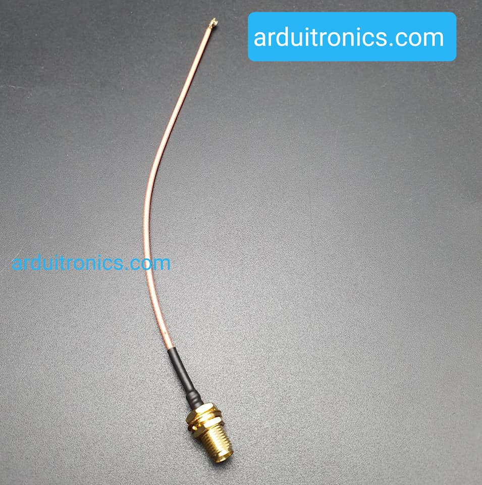 High Quality RF Adapter Cable (SMA to UFL/U.FL/IPX/IPEX) Size 15 cm