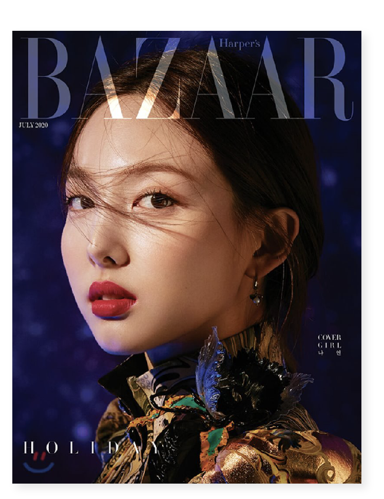 TWICE - นิตยสาร HARPER`S BAZAAR 2020.07 หน้าปก แบบ ปก เดียว ปก NAYEON