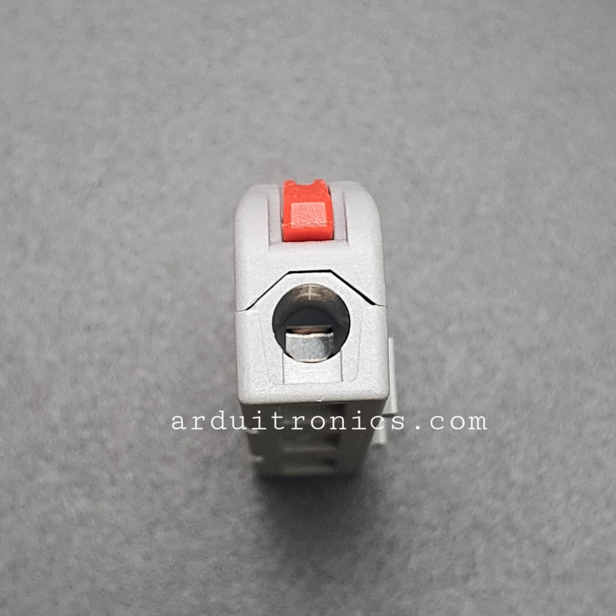 Terminal ต่อสายไฟแบบเร็ว 2 ช่อง (1 in - 1 out) Wire Connector Quick Terminal 0.2-4mm Square Splitter รุ่น DF-2-Y สีแดง