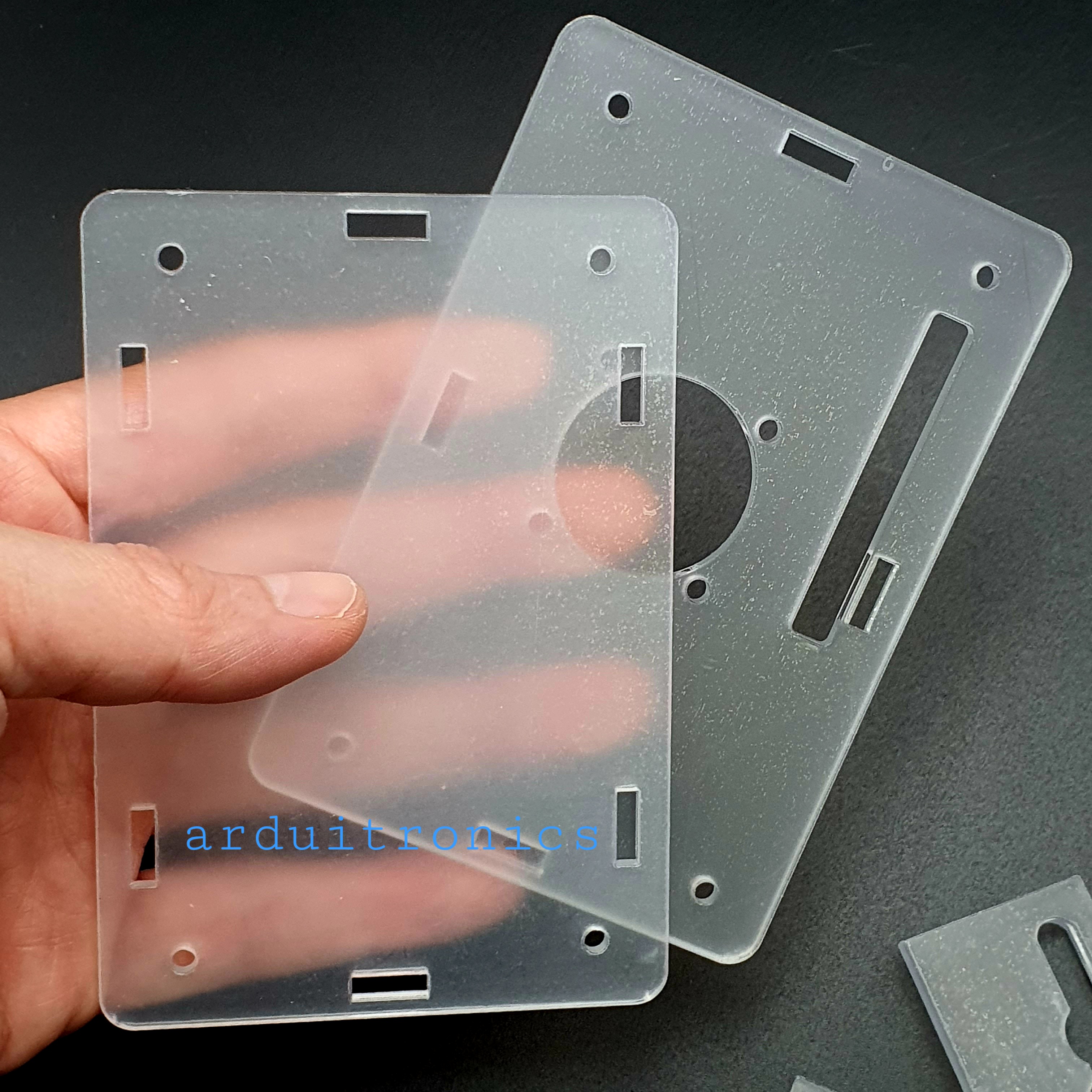 Acrylic Case with Cooling Fan and Aluminum Heat Sink for Orange Pi 5