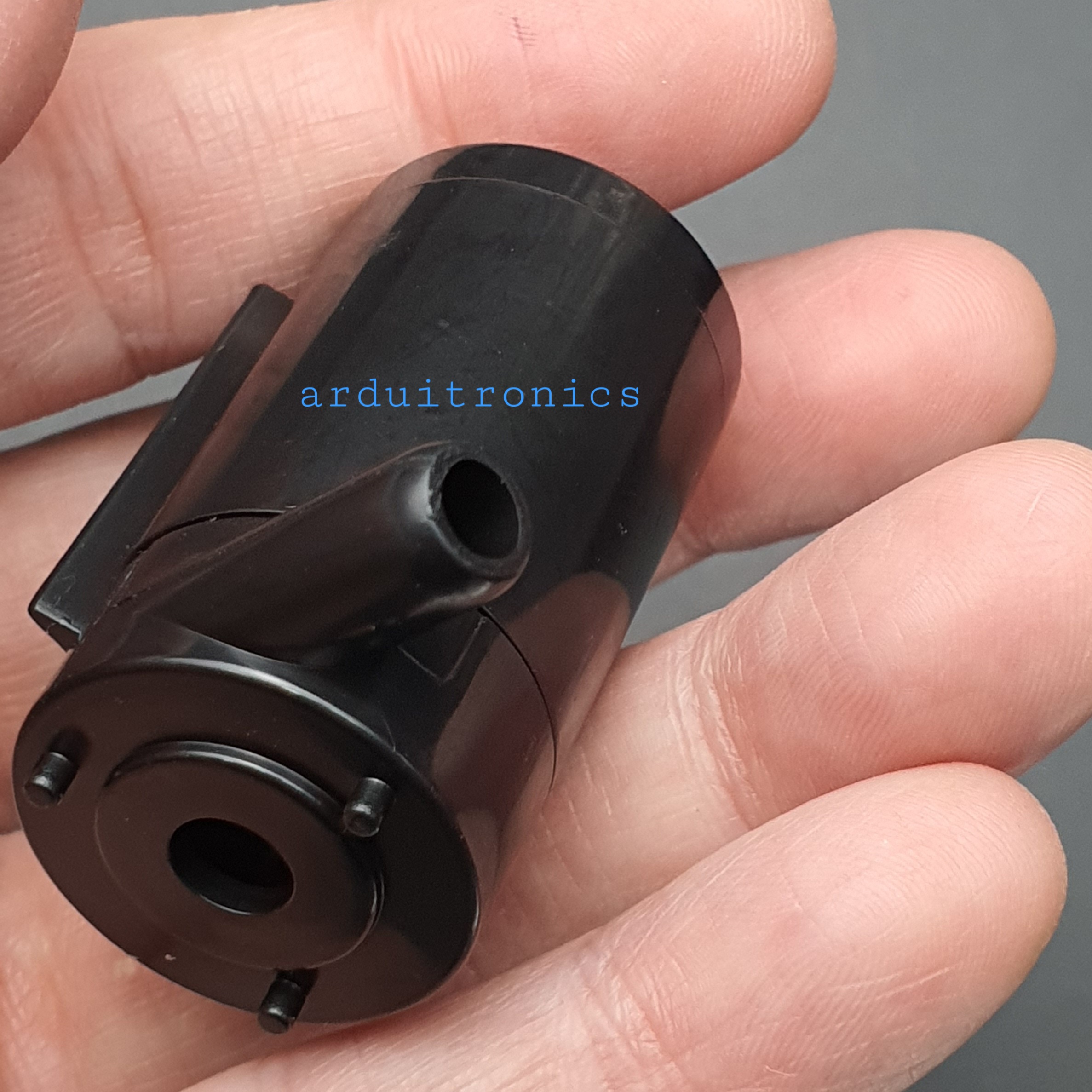 Mini DC Water Pump (DC 3V-5V) ปั๊มน้ำ สายไฟปลายเปลือย ขนาดเล็ก 3-5V สีดำ แนวนอน