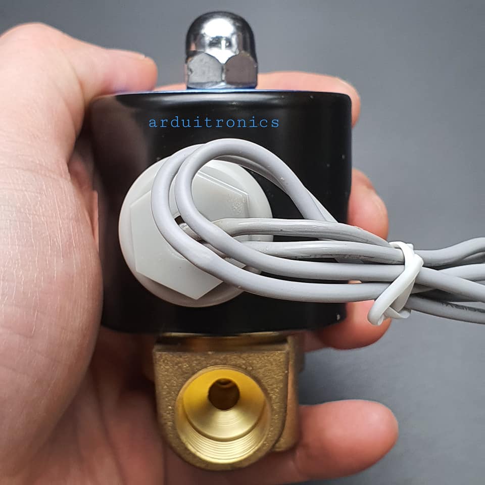 โซลินอยวาล์ว ทองเหลือง (Solenoid Valve Normally Closed) 3 หุน (3/8") 24V - ยี่ห้อ Senya 2W-040-10