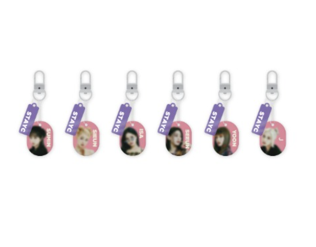 STAYC - ของสะสม 04 ACRYLIC KEY RING ระบุชื่อ / STEREOTYPE