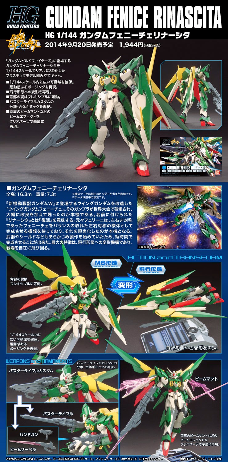 HGBF 1/144 Gundam Fenice Rinascita