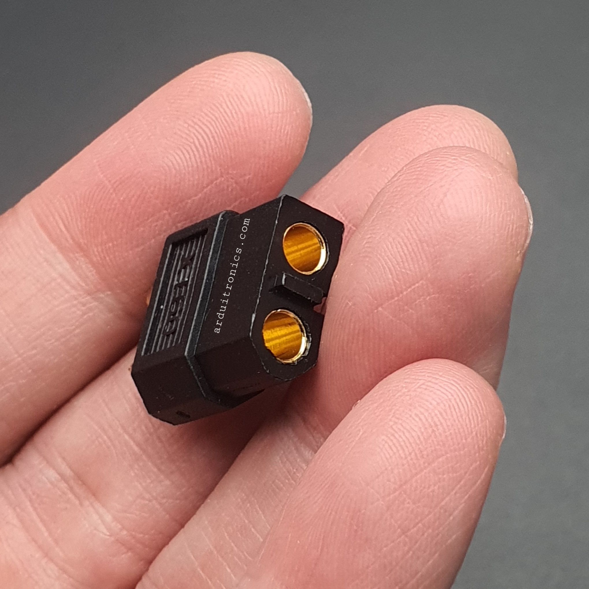 ขั้วต่อแบตเตอรี่ XT60 ปลั๊ก RC ตัวผู้-ตัวเมีย(ขายเป็นคู่), XT60 Male Female Bullet Connector Plug สีดำ