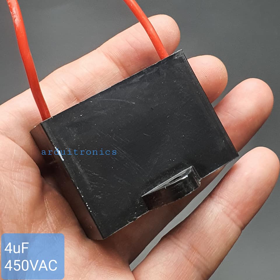 Fan Capacitors คาปาซิเตอร์พัดลม C พัดลม ตัวเก็บประจุพัดลม 450V 4 uF