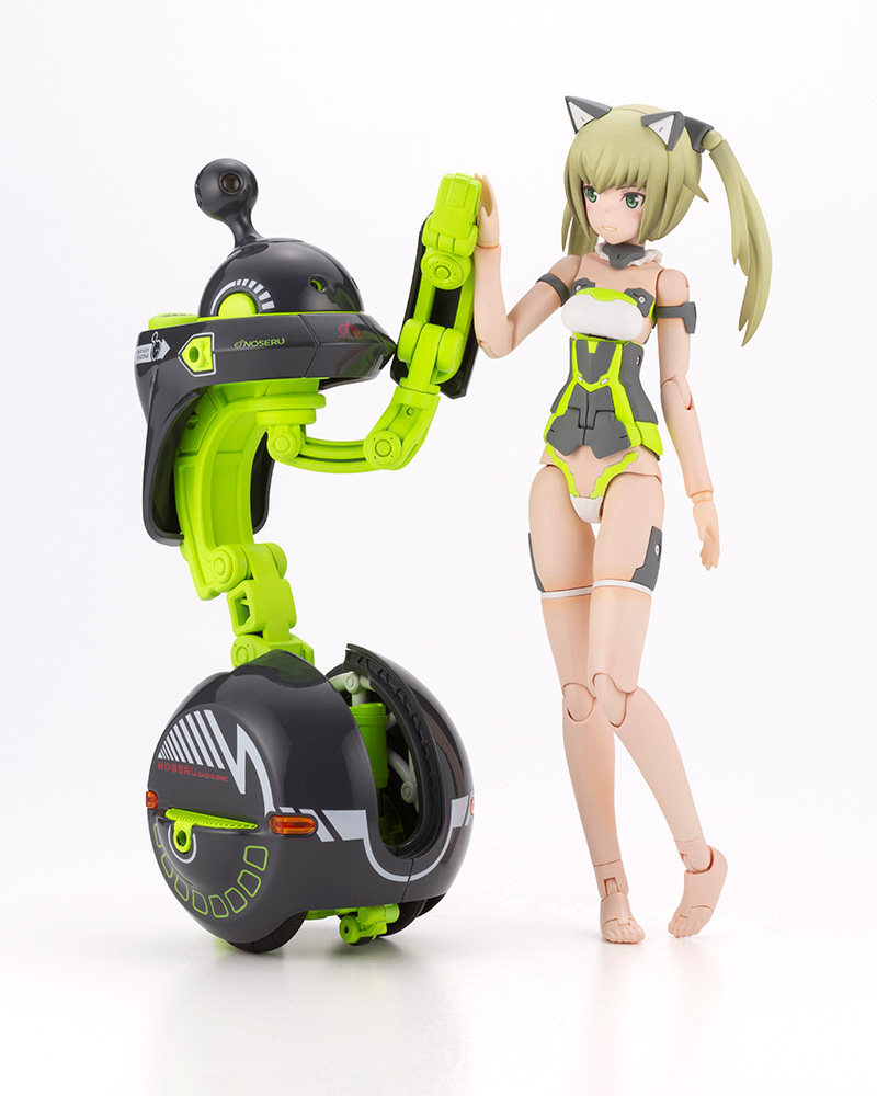 Frame Arms Girl Innocentia (Racer) & Noseru (Racing Specs Ver.)