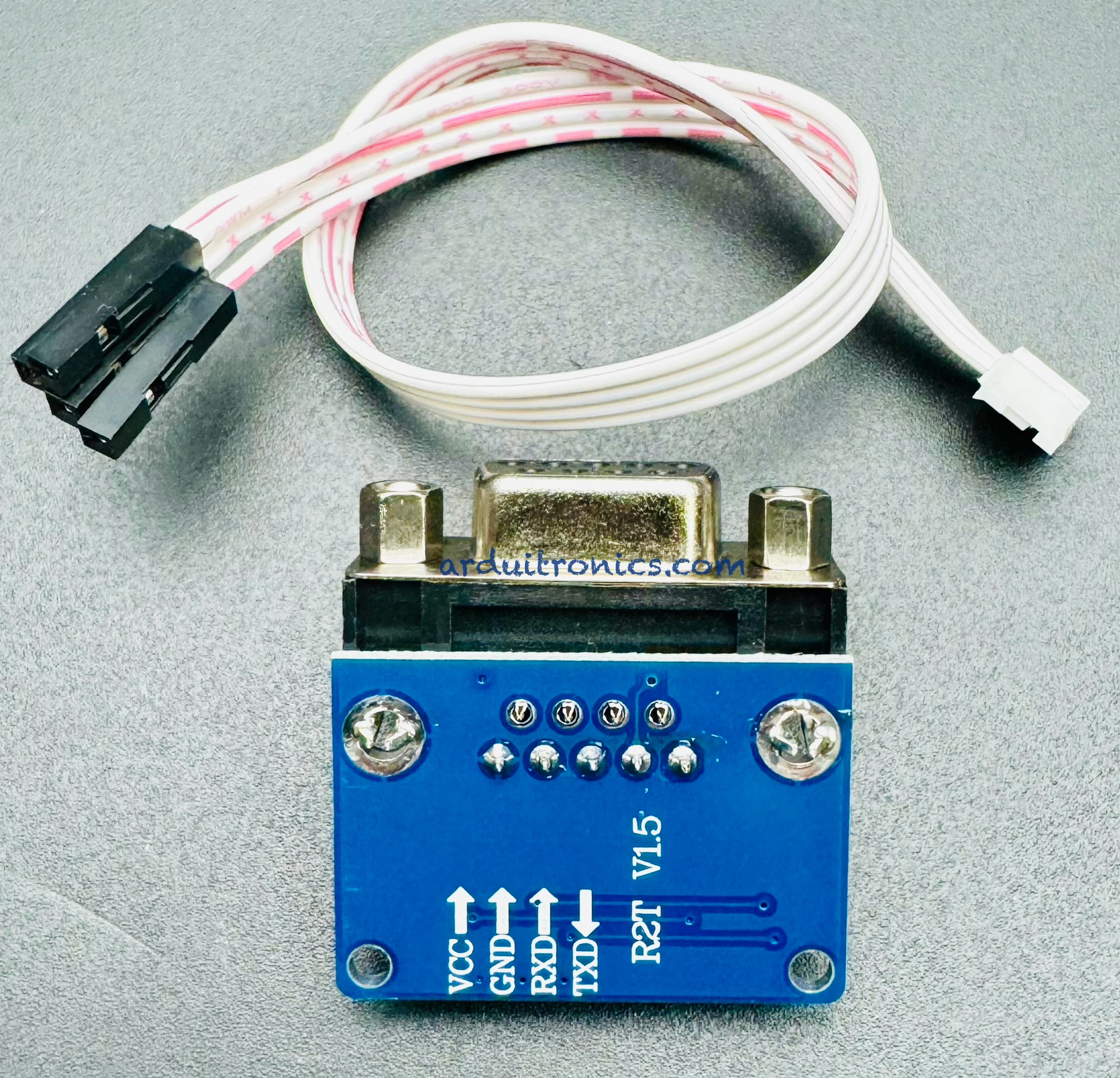 RS232 to TTL Level Serial Port Conversion Board DB9 Female Chip SP3232EEY + พร้อมสายไฟ
