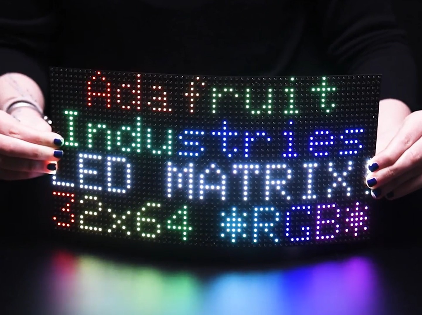 64x32 Flexible RGB LED Matrix - 5mm Pitch (แท้จาก Adafruit, USA)