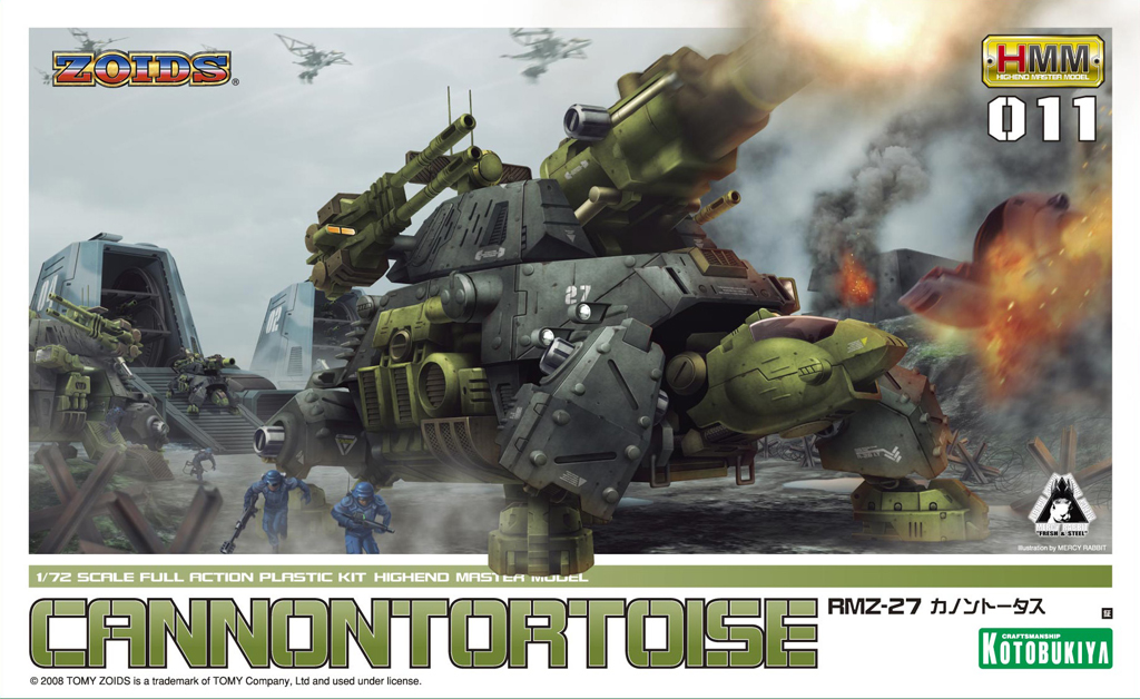 "Pre-Order" HMM Zoids 1/72 RZ-013 Cannon Tortoise