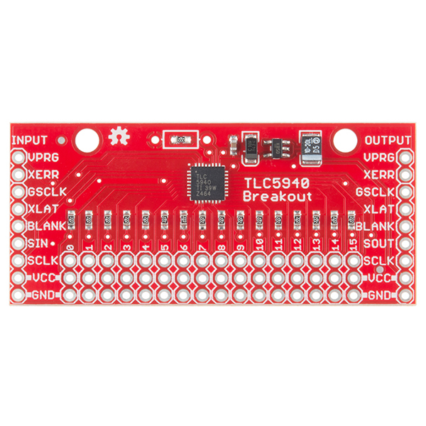 16 Channel LED Driver Breakout- TLC5940 (SparkFun)