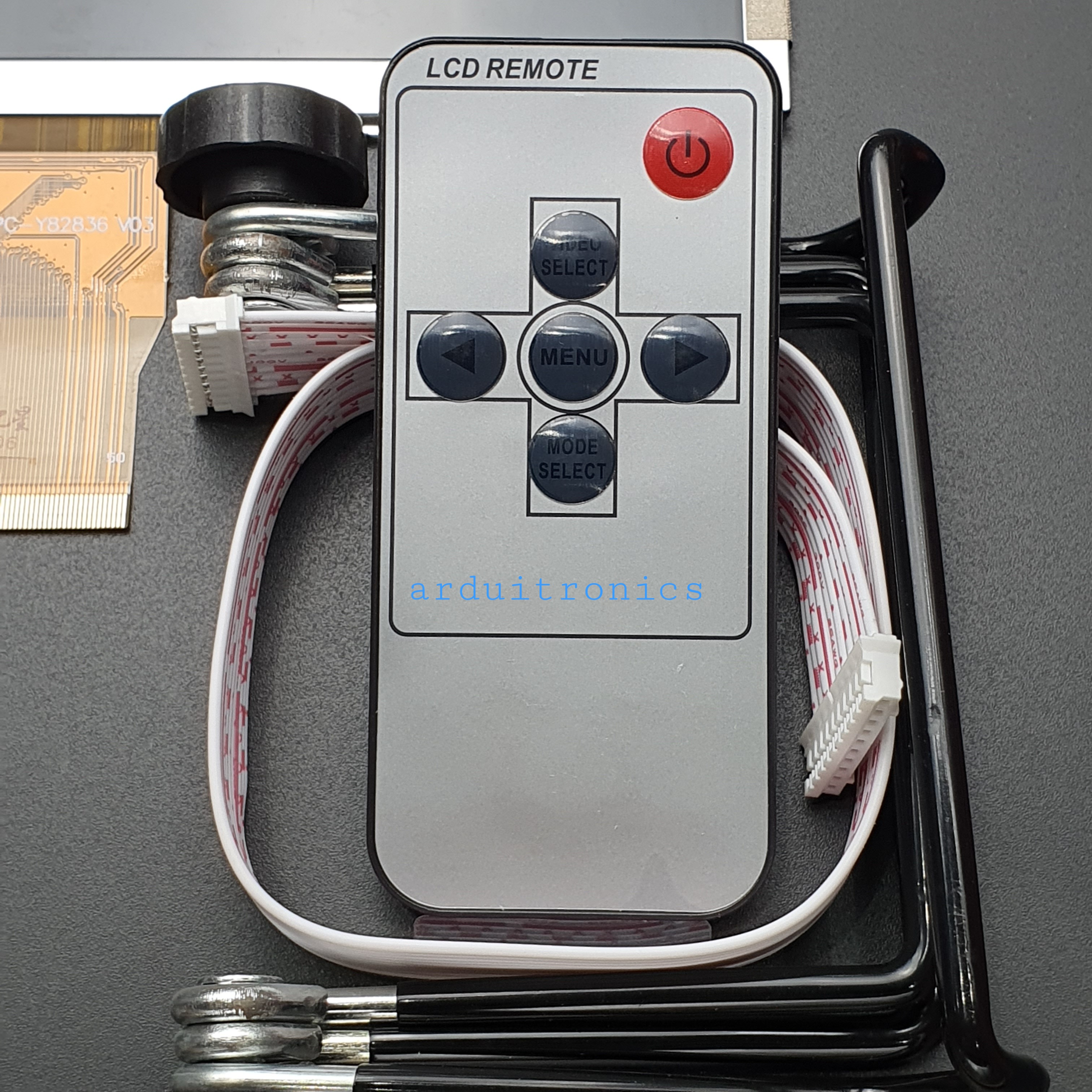 7 inch HD Desktop Display for Raspberry Pi + Rack (Version 2)